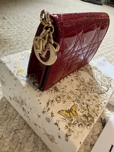 Authentic Dior calfskin flap card holder, View more
