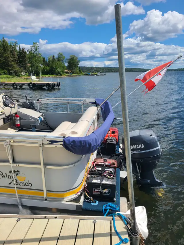 Pontoon Boat/Trailer/Outboard & Trolling Motors package! in Boat Parts, Trailers & Accessories in Thunder Bay - Image 7