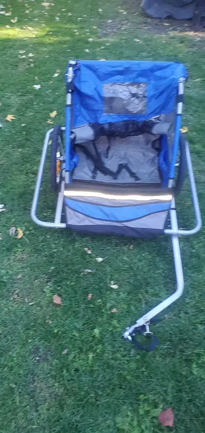 Kids bike trailer, 2 seater, View more