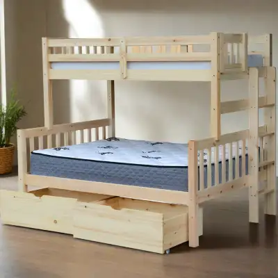 High-Quality Solid Wood Bunk Beds & Loft Beds – Mississauga Made from real pine, no MDF or veneer. S...