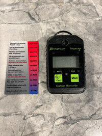 Sensorcon personal belt carbon monoxide detector inspector tool