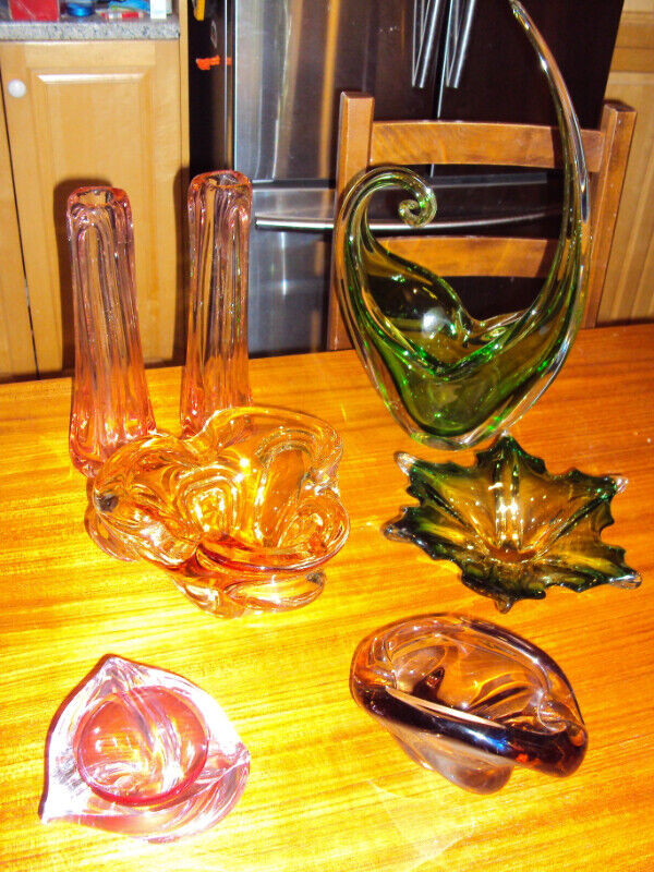 Vases en verre soufflé dans Art et objets de collection  à Ville de Montréal
