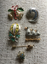 Vintage LADIES PIN BROOCHES-Fine Fancy Jewellery