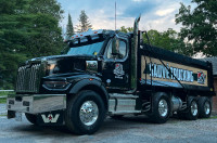 2022 western star tri axle dump truck