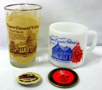 ENSEMBLE VINTAGE SOUVENIR UPPER CANADA VILLAGE SOUVENIR LOT