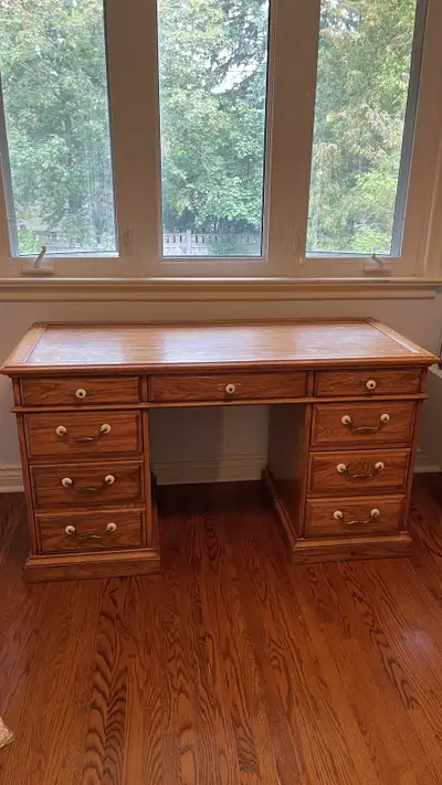 Vintage Oak Desk, View more