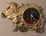 Vintage Pegasus Unicorn Wall clock
