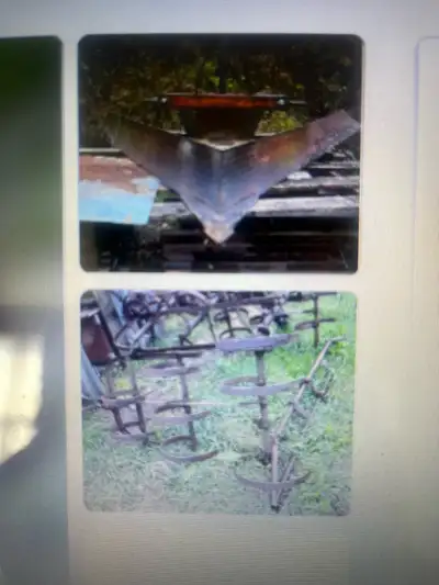 Note the Following List of Used Farm Equipment Price starts at $300 up to $900 - Drag Cultivators -...