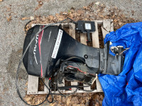 40 hp Mercry four stroke outboard with controls
