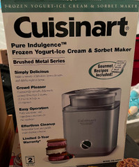 Cuisinart Pure Indulgence Frozen Yogurt-Ice Cream & Sorbet Maker