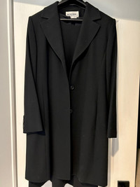 Holt Renfrew classic black dress and jacket 
