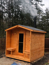 Sauna Custom Built  Barrels Cabins 10FT With Changing Room