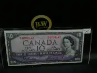 1954 Canada $10 bc-40A Banknotes!!!!