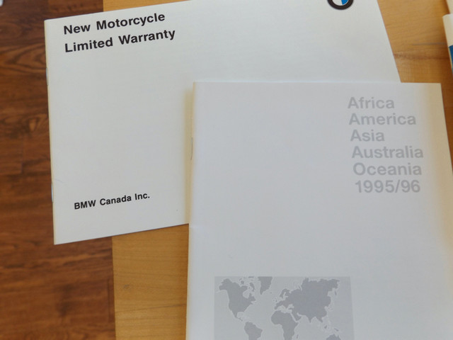 1990s BMW original Manuals for R series in Other Parts & Accessories in Penticton - Image 2