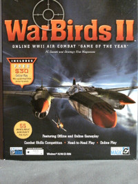 PC Game - WarBirds II Complete. Gently Used; Excellent Condition