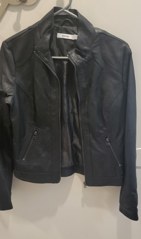 Women's faux leather jackets S/M in Women's - Tops & Outerwear in Owen Sound - Image 3