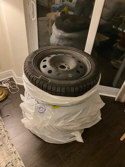 Selling a complete winter tire package in excellent condition. These were purchased new in October 2...