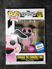 Courage the Cowardly Dog Flocked Funko Pop