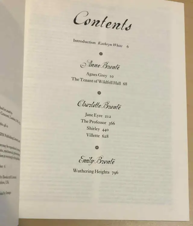 Brontë Sisters complete novels large hardcover Wuthering Heights in Fiction in Windsor Region - Image 4