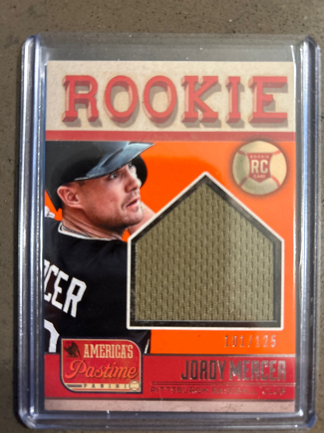 Jordy Mercer Rookie Patch Card in Arts & Collectibles in Markham / York Region
