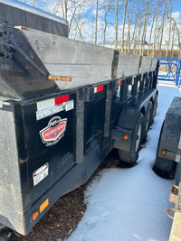 Canadian 16 foot dump trailer 