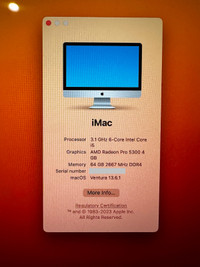 27" iMac 5K Retina Display