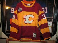 Doug Gilmour Signed Calgary Flames Wool Jersey