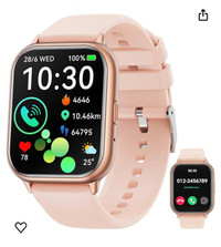 Smart Watch for Men Women Android Phone iOS(Answer/Make Calls),