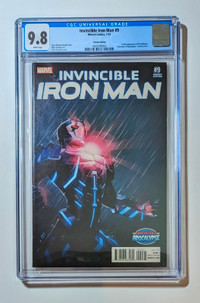 Invincible Iron Man # CGC 9.8 1st App Riri Williams Turcotte Cvr
