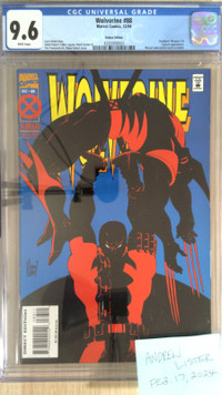 Wolverine 88 (1994) Deluxe, CGC 9.6 Slab, White Pages, Deadpool