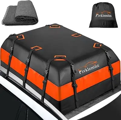 An amazing invention that nearly makes roof racks obsolete: 21 cubic feet of storage space. Fits car...
