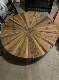 Coffee table with matching side table