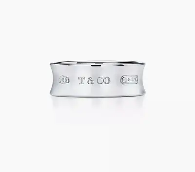 Authentic TIFFANY & Co. 1837 SS Ring Medium Size 7, View more