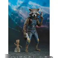 Bandai S.H.Figuarts Marvel Guardian of the Galaxy Rocket & Groot Tamashii Exclusive Brand new, pick...