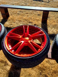 Asanti Black label 20" wheels and tires
