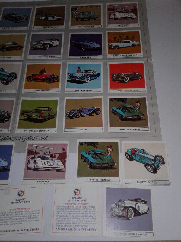 B/A GALLERY OF GREAT CARS Trading Cards, 1960's in Arts & Collectibles in Kitchener / Waterloo - Image 4