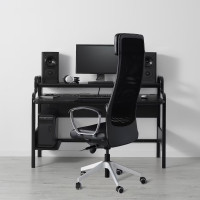 IKEA FREDDE Office Desk/Gaming desk, black