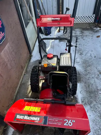Yard Machines 26-inch 243cc Red Two-Stage Snowblower, View more