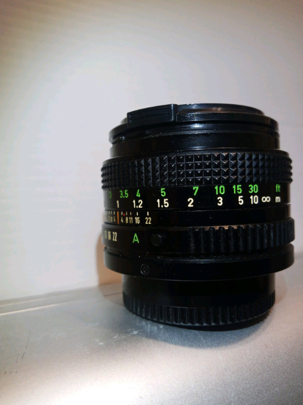 Canon FD 50mm F/1. 8  Prime Lens For SLR Film Cameras dans Autre  à Ville de Montréal - Image 3