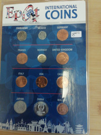Epcot   international coins!!!!