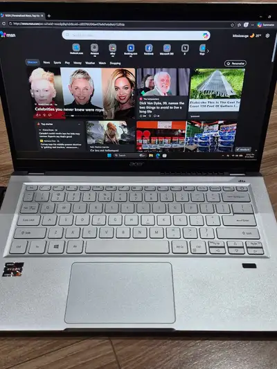 Acer Swift X 14 RTX GPU gaming laptop like new, View more