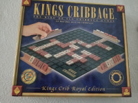 KINGS CRIBBAGE- Kings Crib Royal Edition - Collectors Deluxe