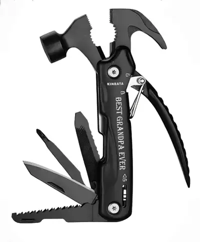 NEW Black "Best Grandpa Ever" Multi Tool with Carry Pouch, View more