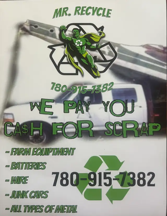 scrap pick up and junk removal !!! 