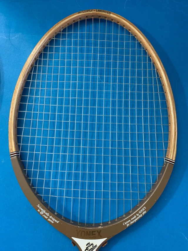 Rare Vintage Japan Yonex Badminton Wooden Racketfr B-9100$299 in Tennis & Racquet in Markham / York Region - Image 2