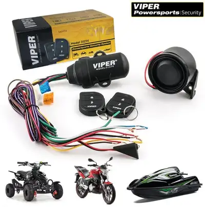 The Viper Powersports Security System was specifically designed and engineered for Motorcycles, ATVs...