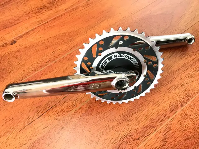 BMX GT (180mm) vintage 3 Piece crank set + American BB! | BMX