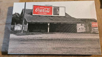 Vintage Coca Cola Print on Canvas
