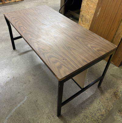 Steel Work Table (Wood Top) – 60” x 30”, View more