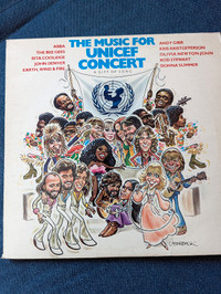 1979 The Music for Unicef Concert 12" Vinyl LP Record
